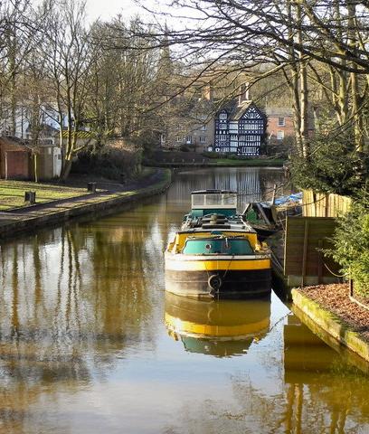 The Bridgewater Canal at Worsley today