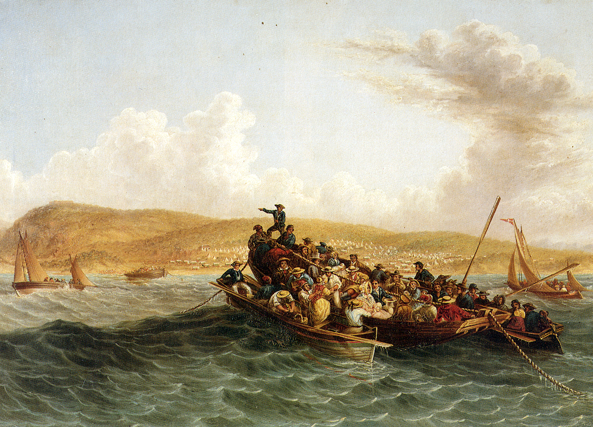 The 1820 Settlers land in Algoa Bay in the Eastern Cape