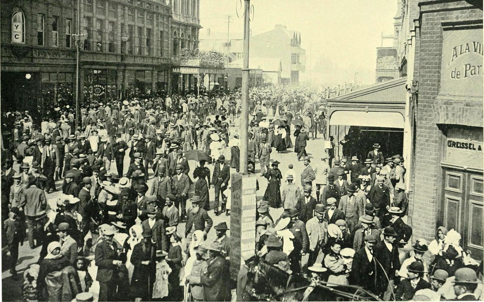 A photo of Pritchard Street, Johannesburg, 1903