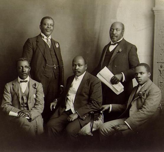 The ANC delegation to England, June 1914