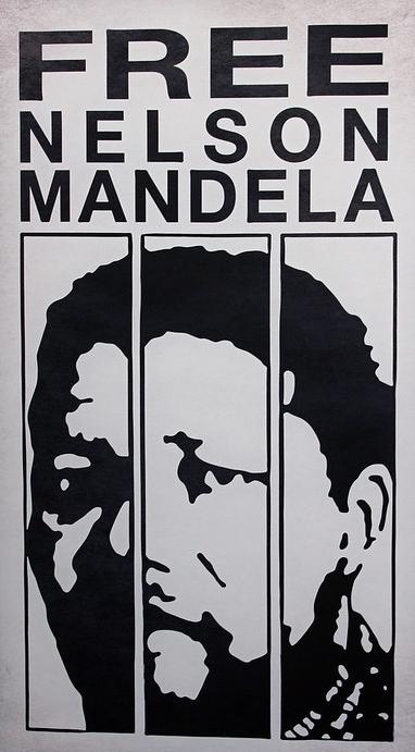 "Free Nelson Mandela" poster