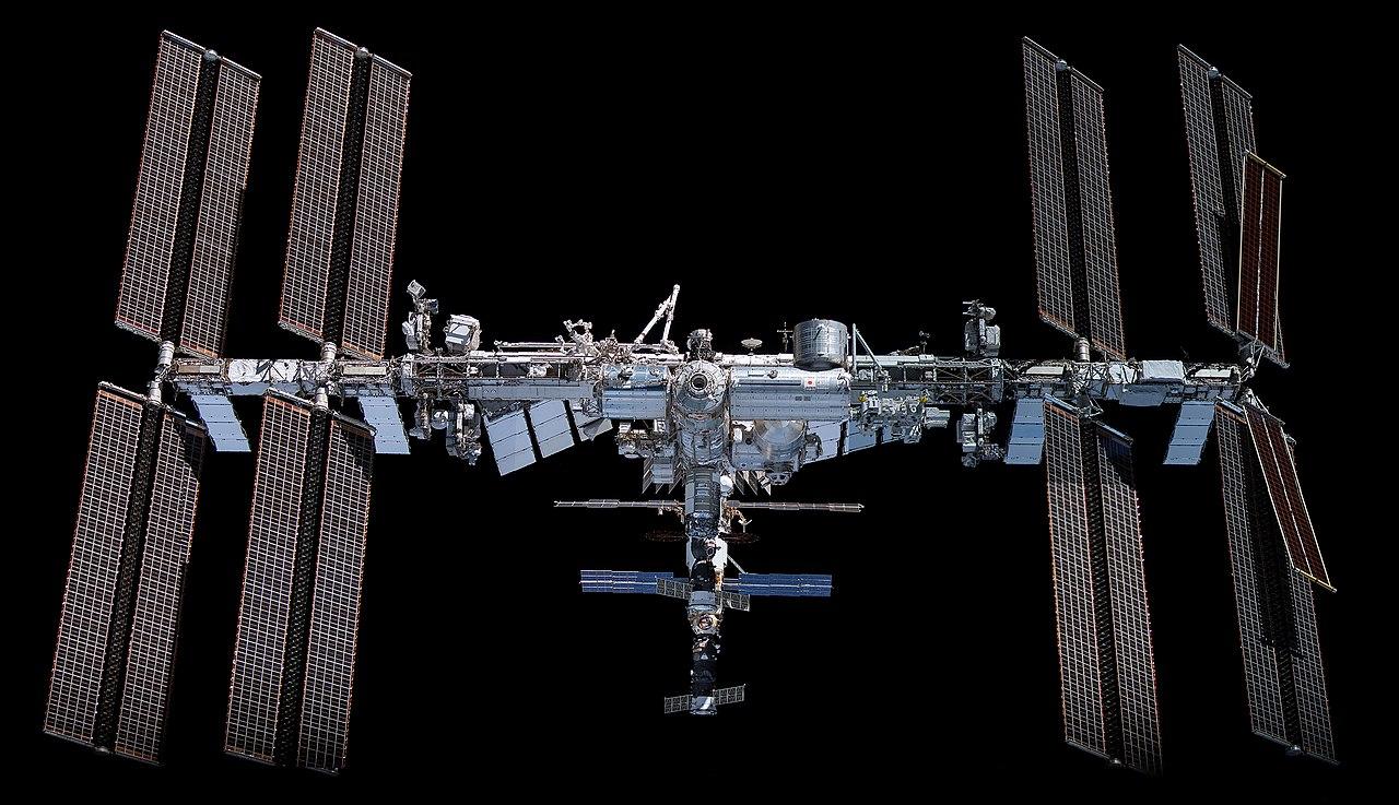 The ISS pictured from the SpaceX Crew Dragon 5, November 2021.
