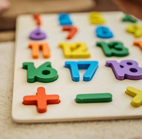 Numbers and mathematical symbols
