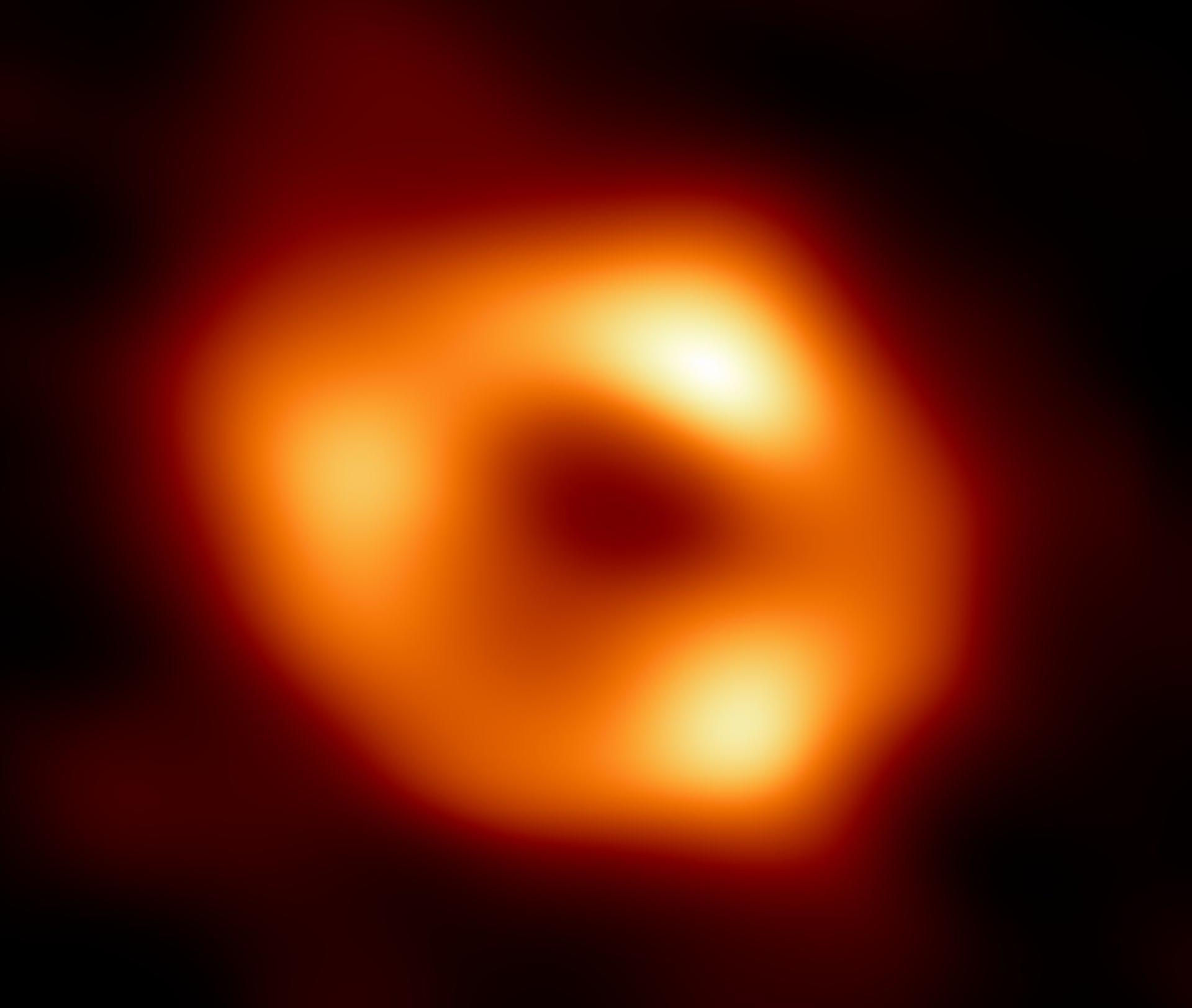 The first image of Sagittarius A*, released in 2022