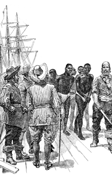 The first enslaved Africans arrive in Virginia in 1619.