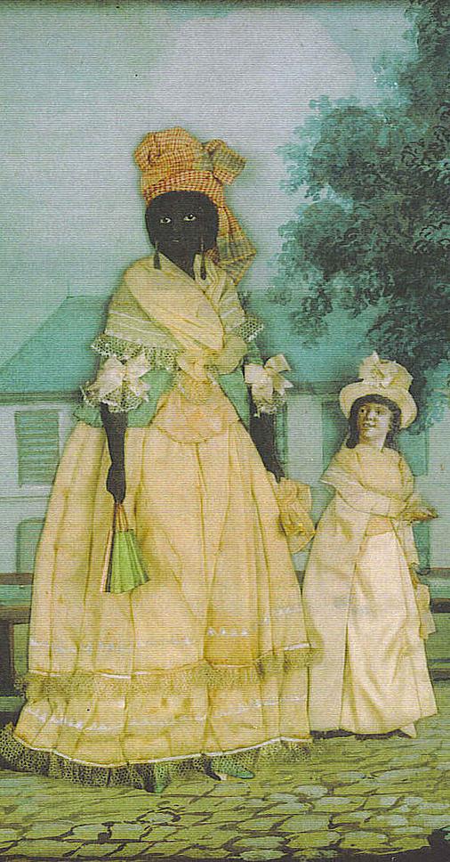 A free woman of colour with her daughter, French Louisiana