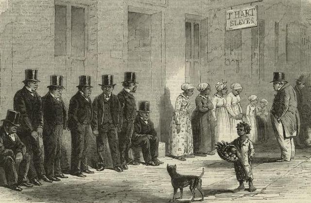 Enslaved African Americans for sale in New Orleans