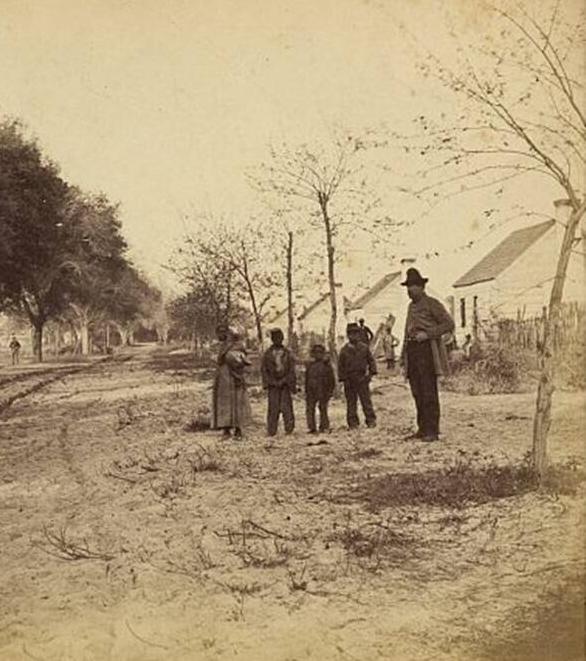 The “slave quarters” on a plantation in South Carolina