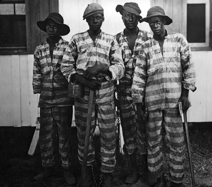 Convicts leased to harvest timber, 1915