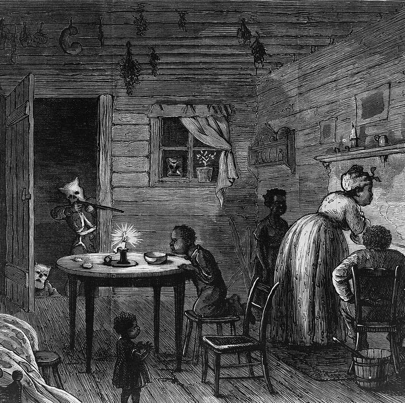 Ku Klux Klan terrorizing an African American family