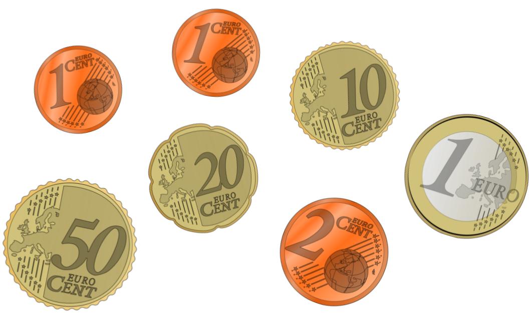 Euro coins