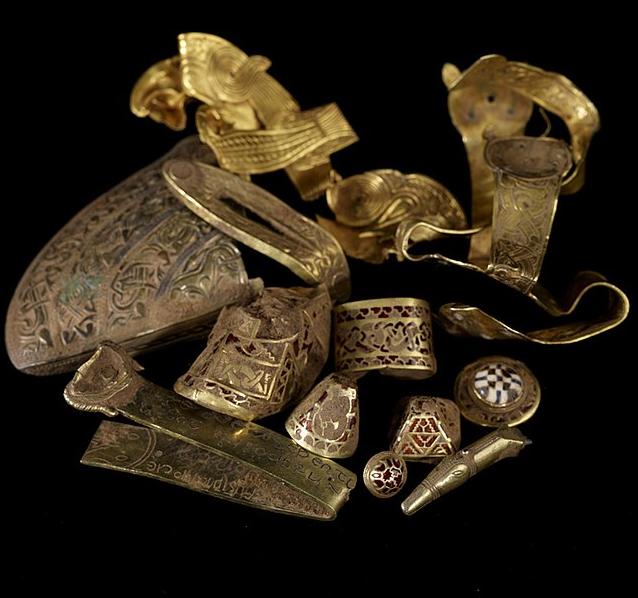 Pieces from the Staffordshire hoard