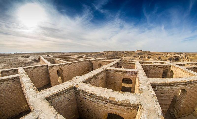 "Abraham's house" at the archaeological site of Ur today