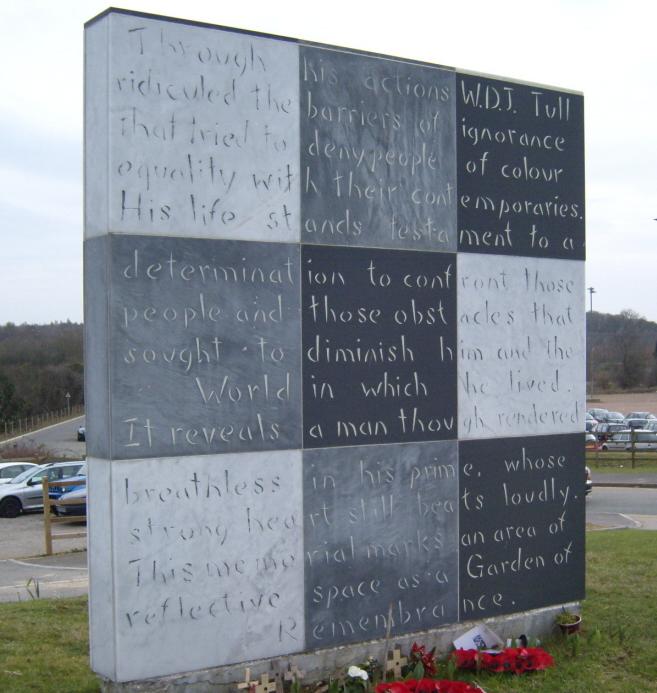 Memorial to Walter Tull, Northampton