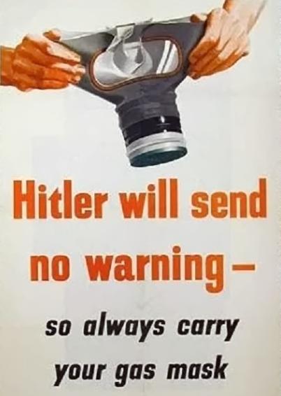 Government poster from the Phoney War period