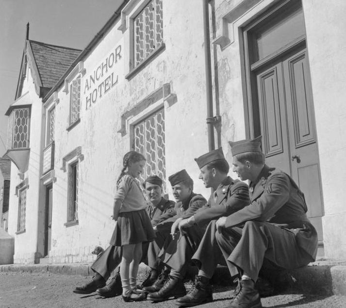 American servicemen, known as GIs, in Britain