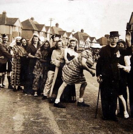 VE Day celebrations on 8th May 1945