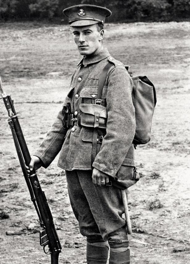 A volunteer soldier of the Liverpool Pals