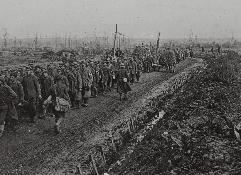 Thousands of German prisoners captured in November 1918