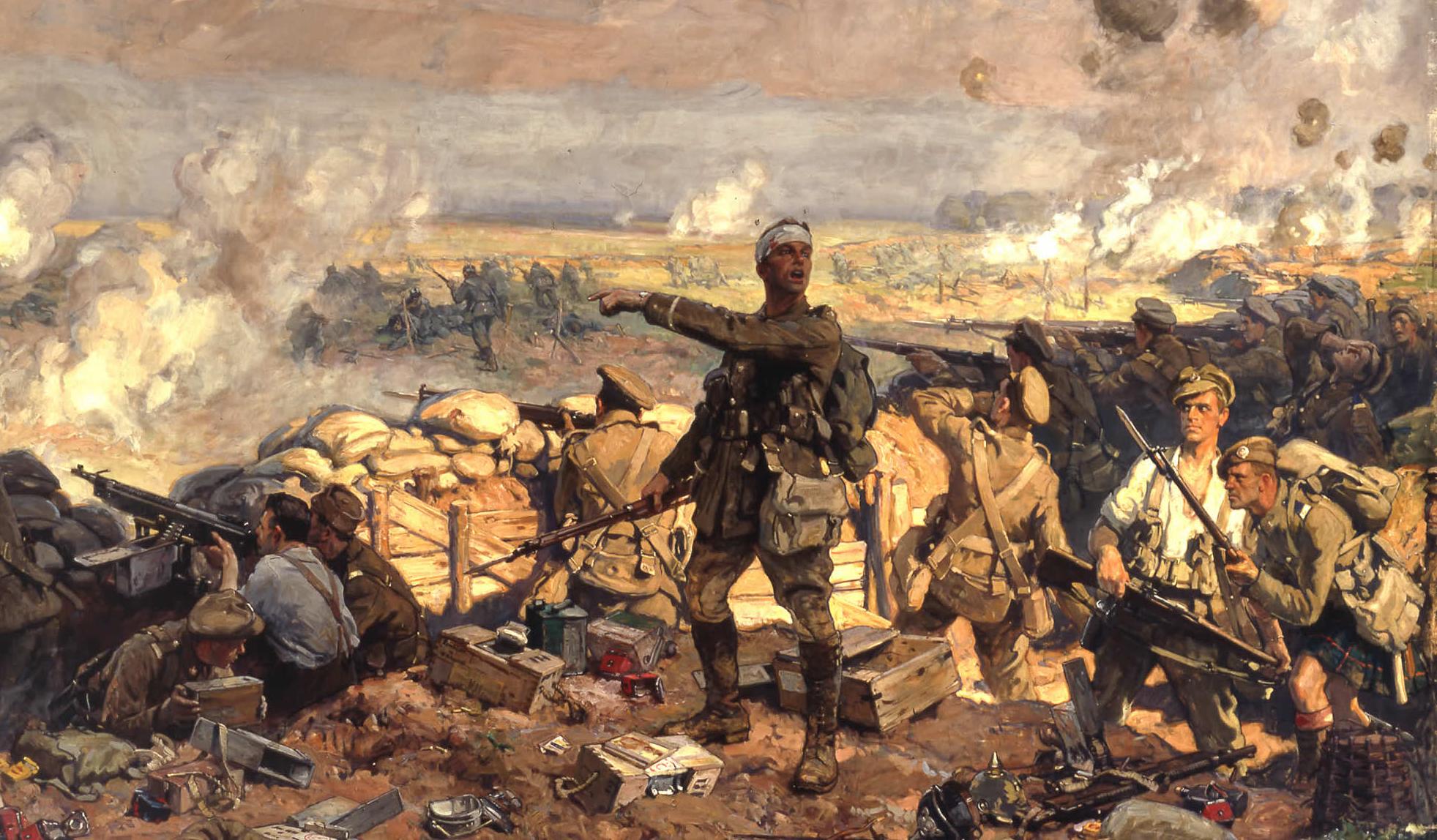 Canadian troops' stand during the Second Battle of Ypres