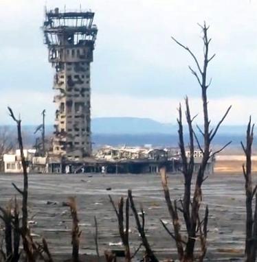 Ruins of Donetsk Airport, December 2014
