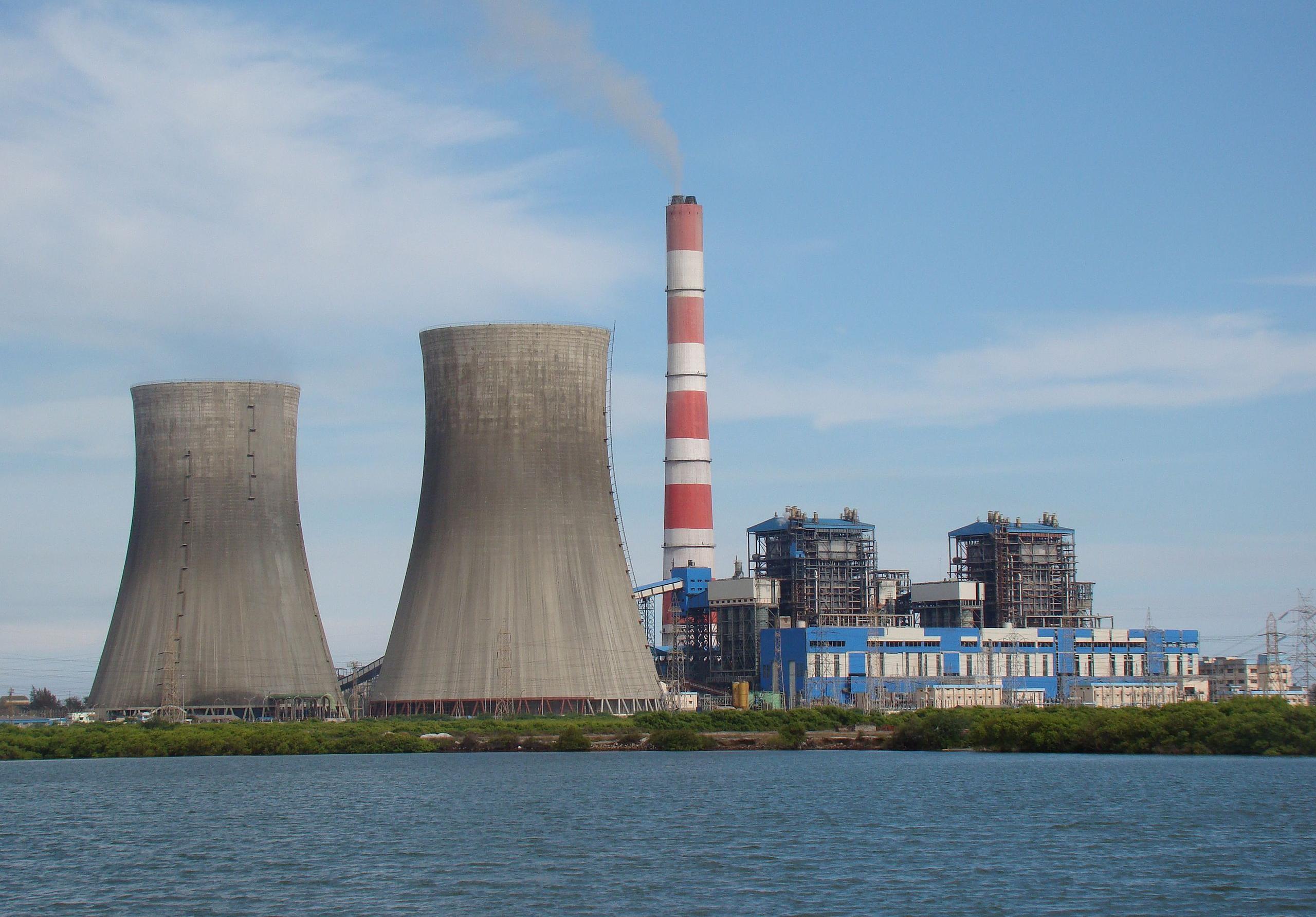 Coal-fired power plant, Tuticorin, Tamil Nadu, India