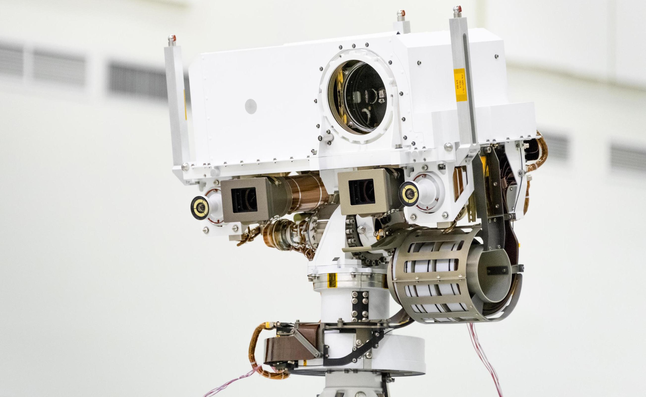 Perseverance rover's visual sensors