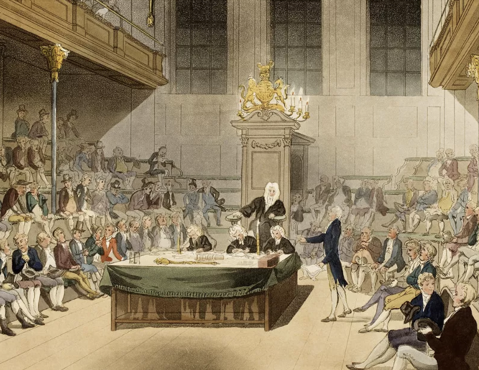 The House of Commons in Wilberforce's day (1808)