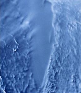Satellite image of Lake Vostok