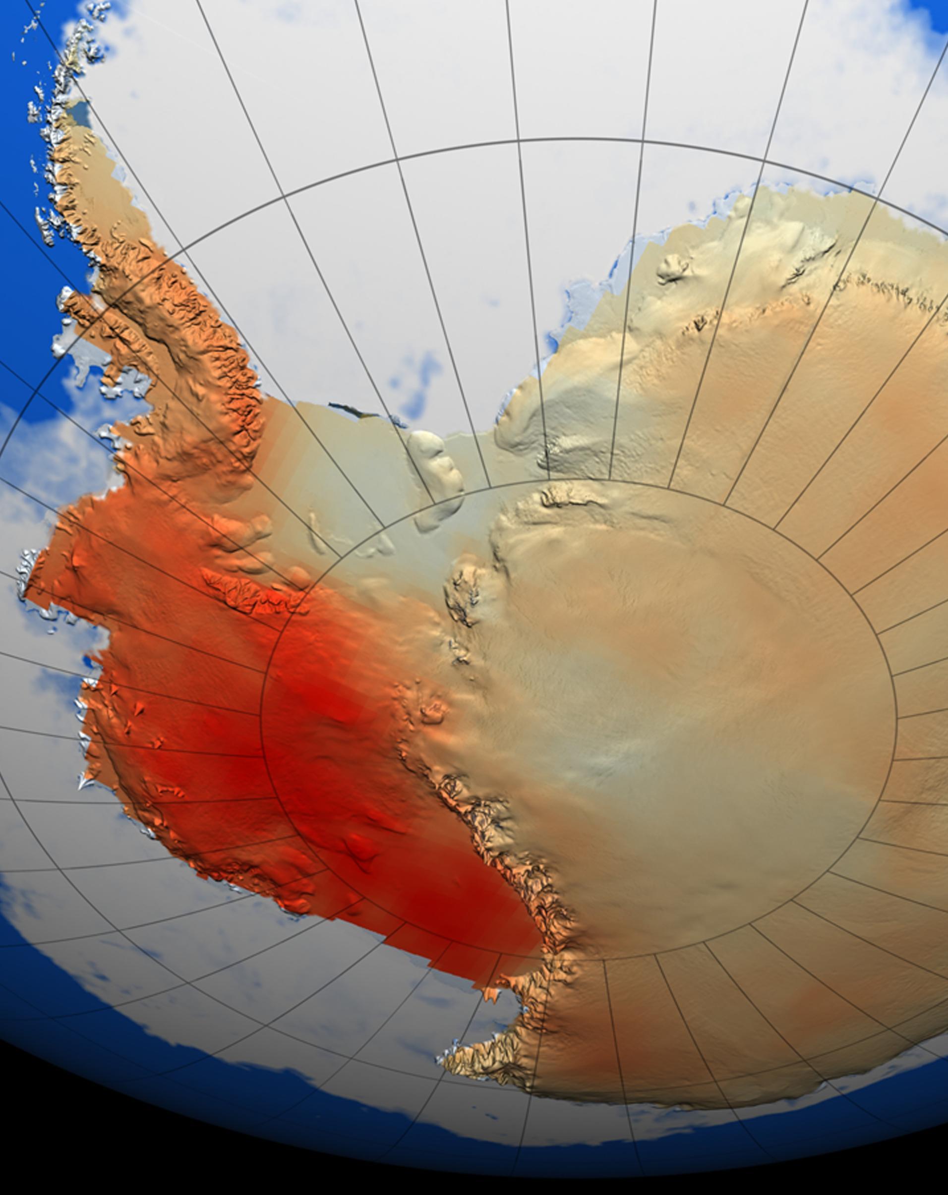 Warming of the Antarctic ice sheet, 1957–2006