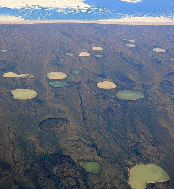 Permafrost thaw ponds on Baffin Island
