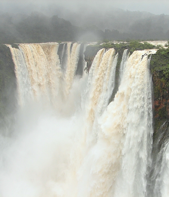 Jog Falls after monsoon rains