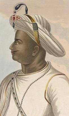 Tipu Sultan, the "Tiger of Mysore"