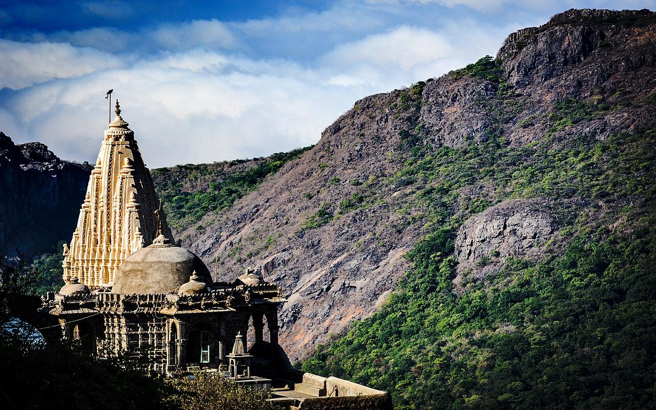 A Jain temple near Mount Girnar, Kathiawar peninsula