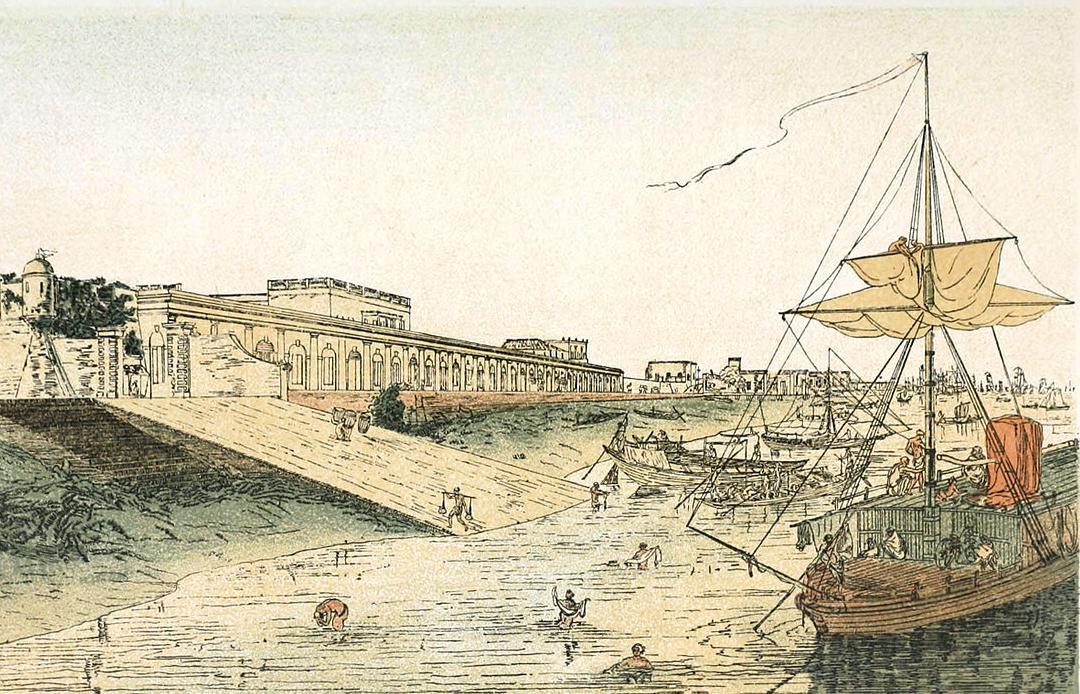 A print showing Fort William in 1787