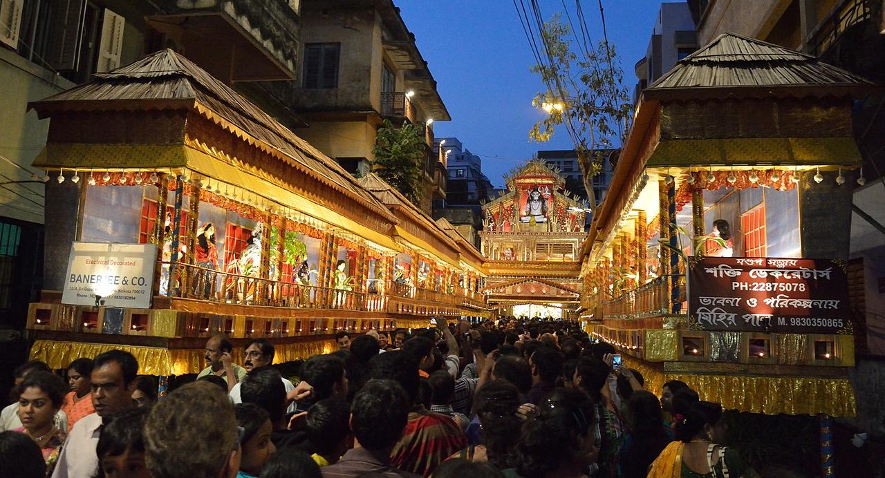 Durga Puja pandals in Kolkata