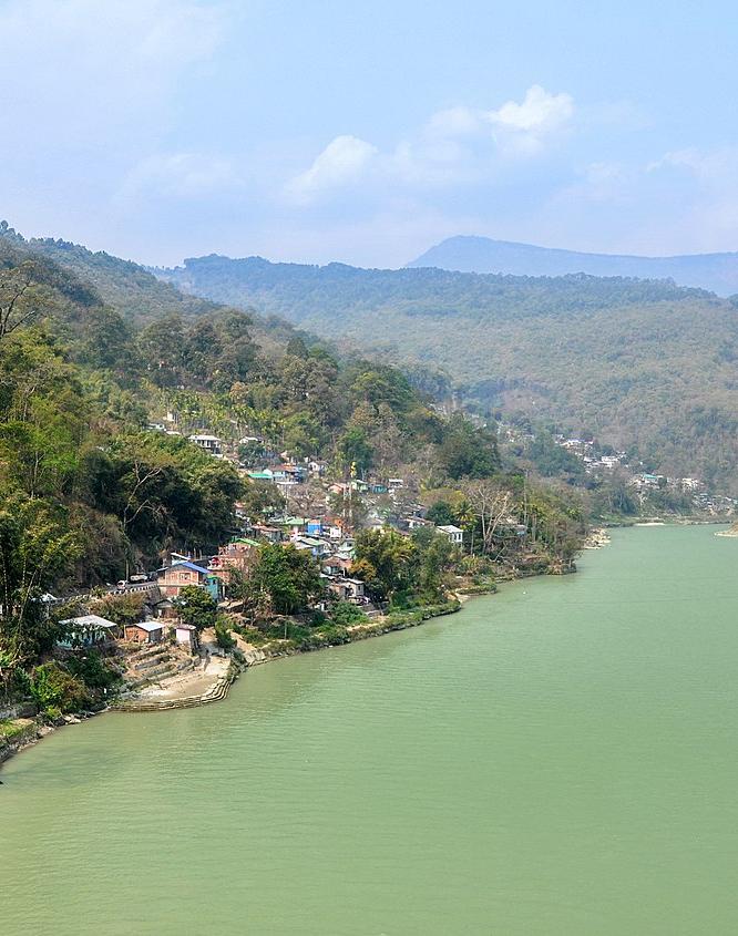 River Tista at Siliguri, West Bengal