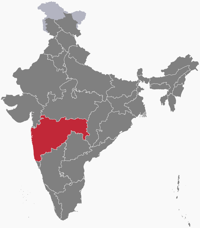 Location of Maharashtra