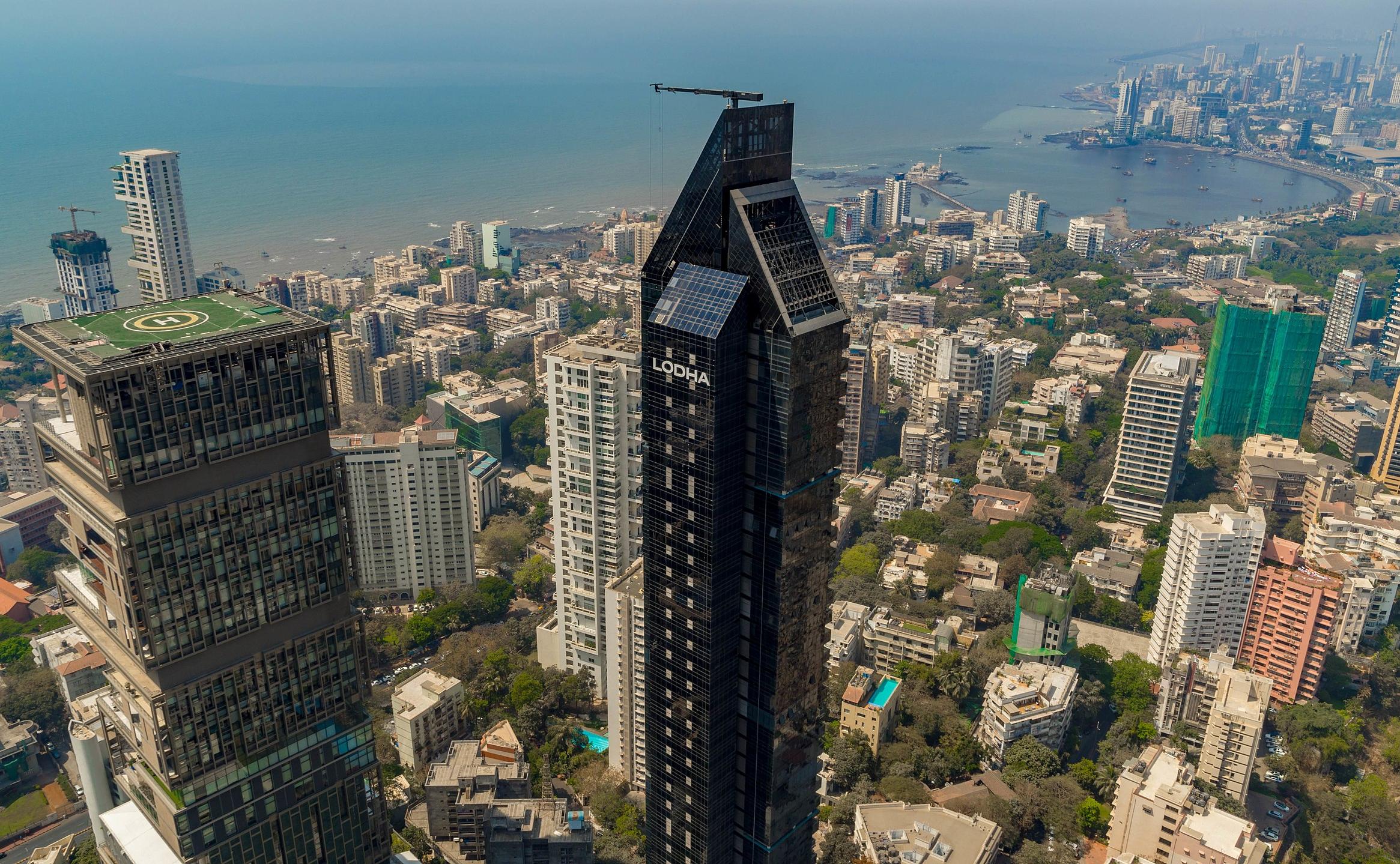 The district of Mumbai known as India's Billionaires' Row