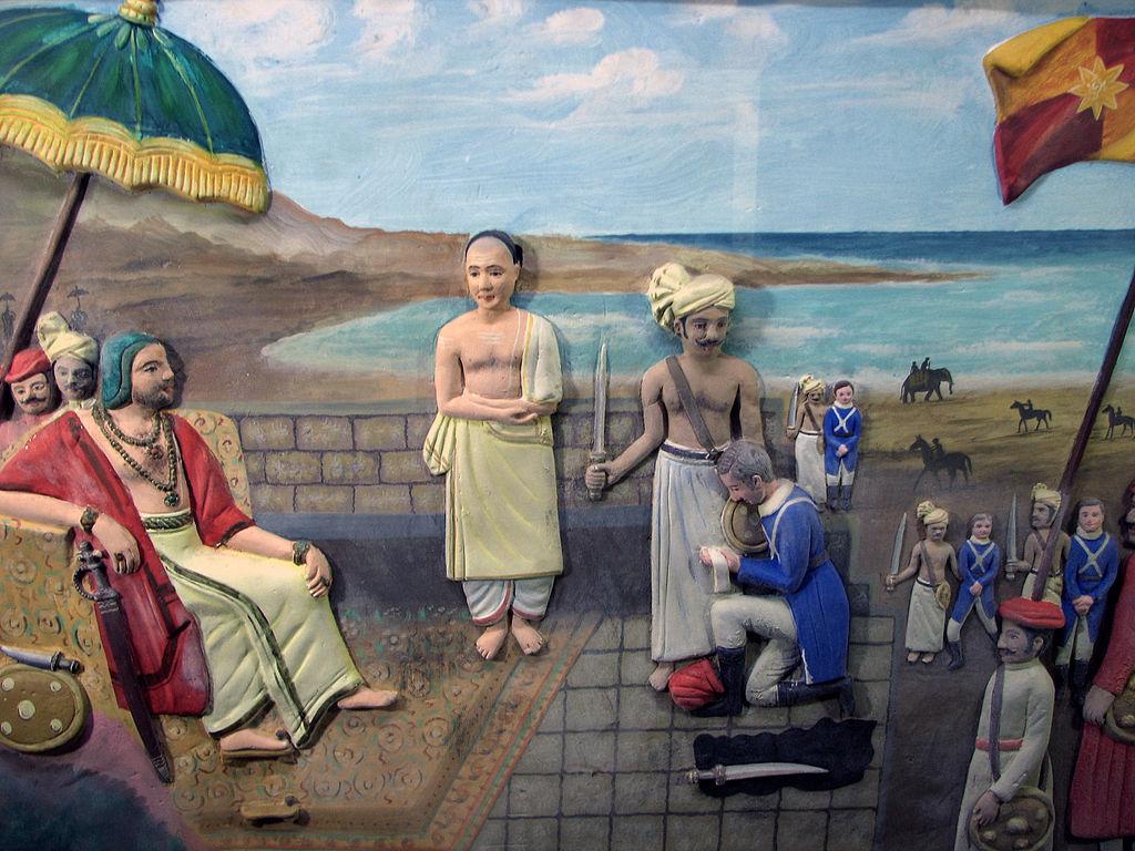 Dutch forces surrender to the King of Travancore, 1741