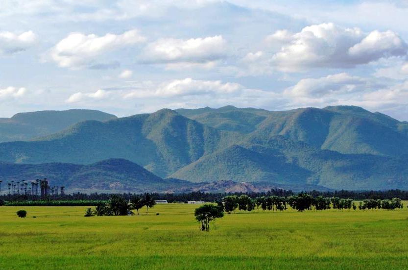 Western Ghats, as seen from Gobichettipalayam