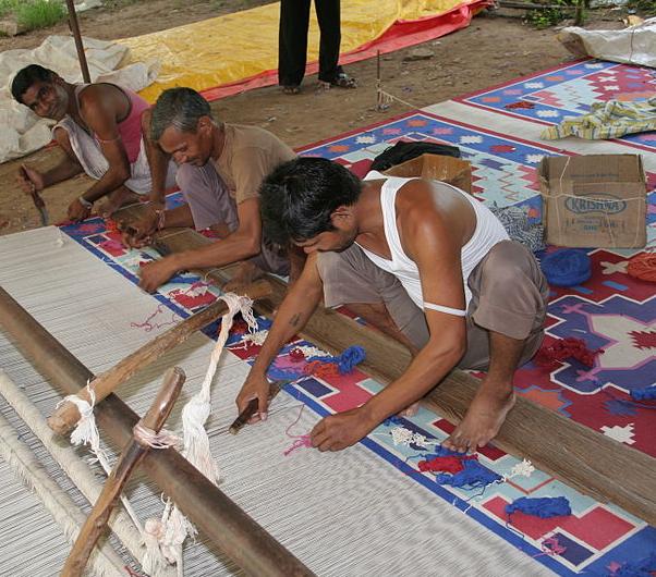 Carpet weavers, Jaipur