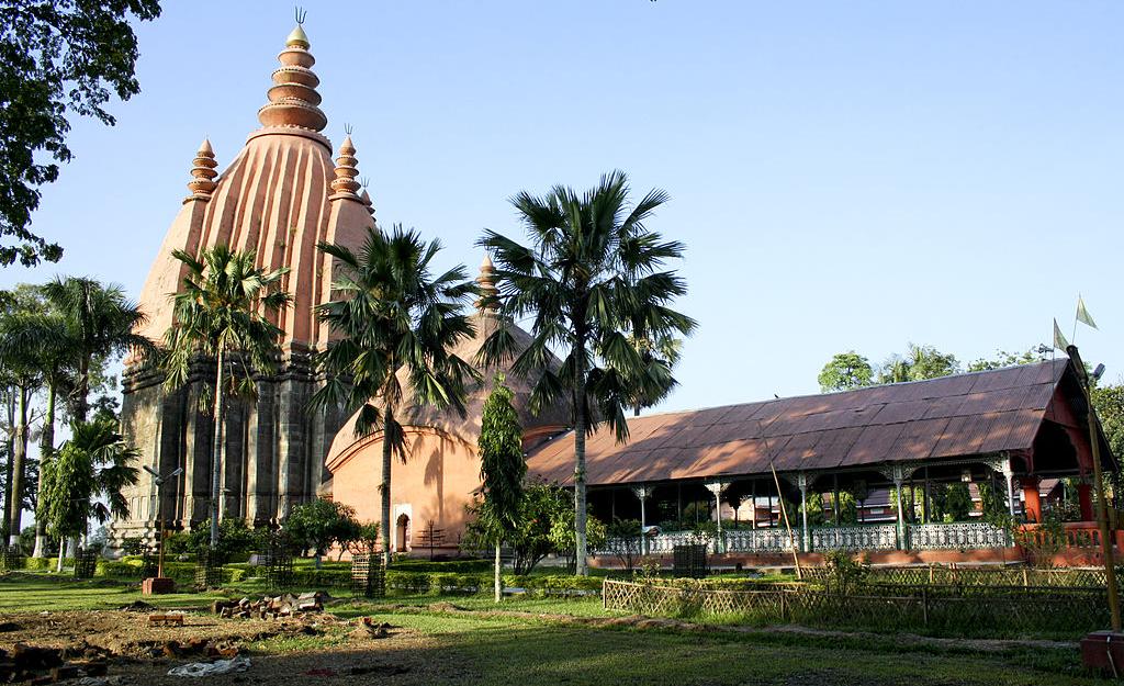 The Sivadol, a temple in the city of Sivasagar, built in the 1730s