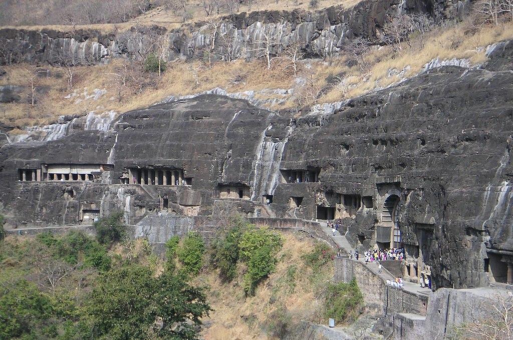 Deccan Traps at Ajanta Caves, Maharashtra state