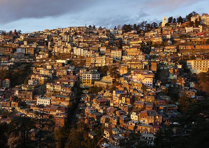 A view of Shimla