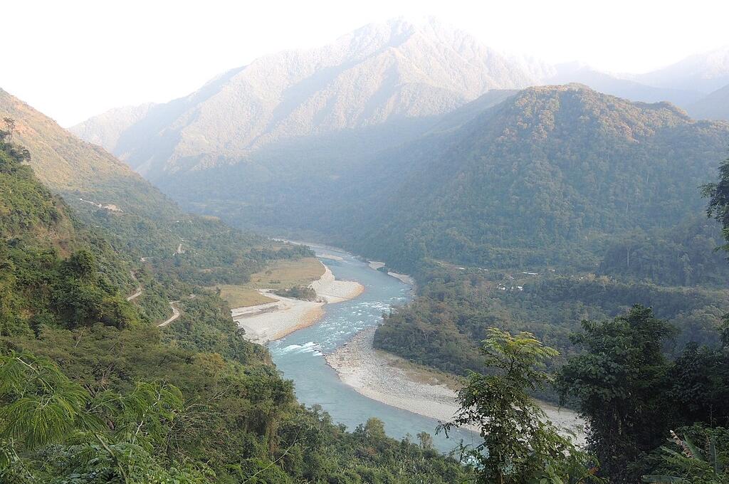 Valley of the River Lohit in Arunachal Pradesh