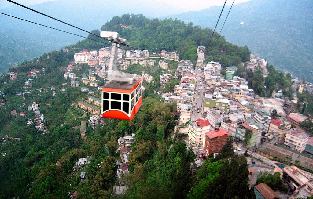 Gangtok's cable car (ropeway)