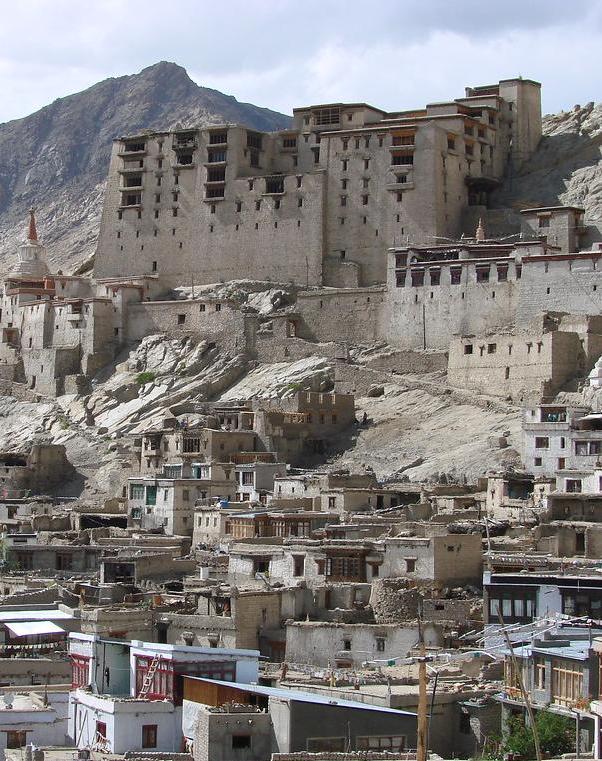 Leh Palace, overlooking the city of Leh