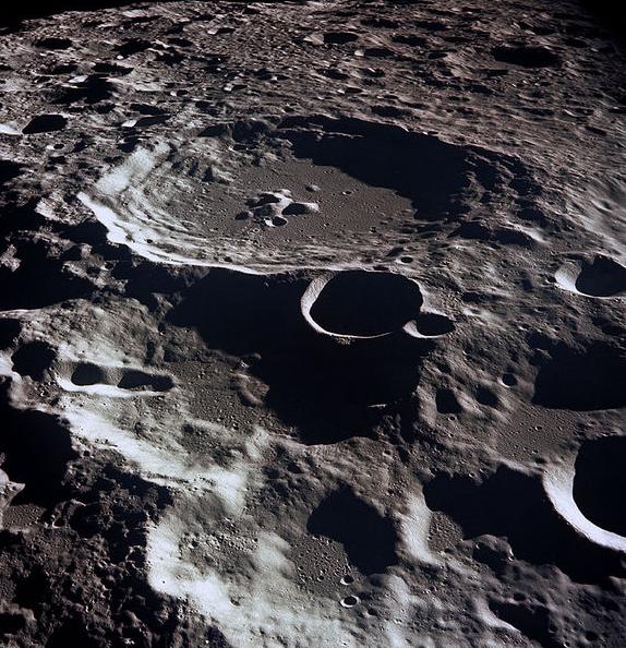 Craters on the far side of the Moon