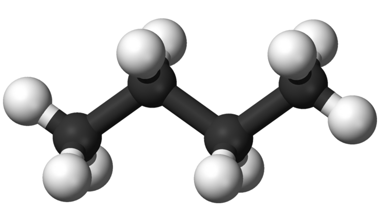Butane, an aliphatic compound